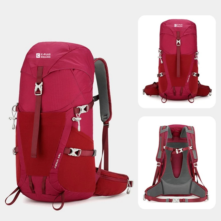 lightweight outdoor backpack-red